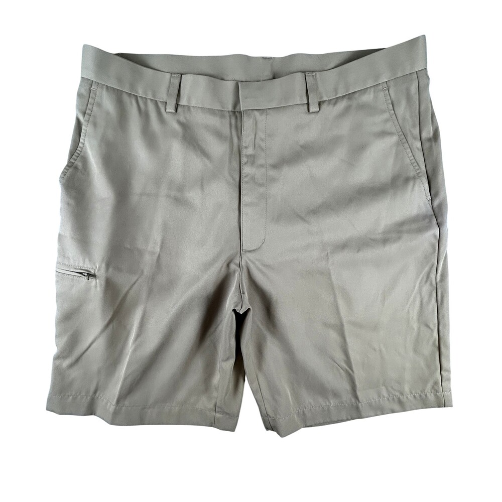Grand Slam Shorts Mens 36 Flat Front Golf Polyester Pocket Lightweight Summer